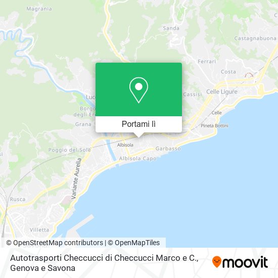 Mappa Autotrasporti Checcucci di Checcucci Marco e C.