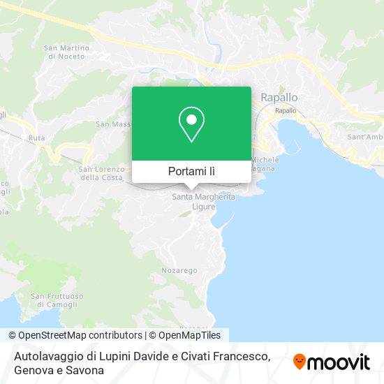 Mappa Autolavaggio di Lupini Davide e Civati Francesco