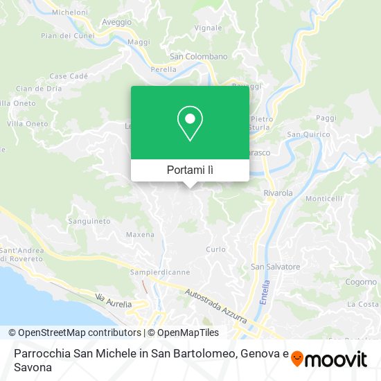 Mappa Parrocchia San Michele in San Bartolomeo