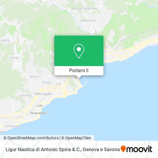 Mappa Ligur Nautica di Antonio Spina & C.