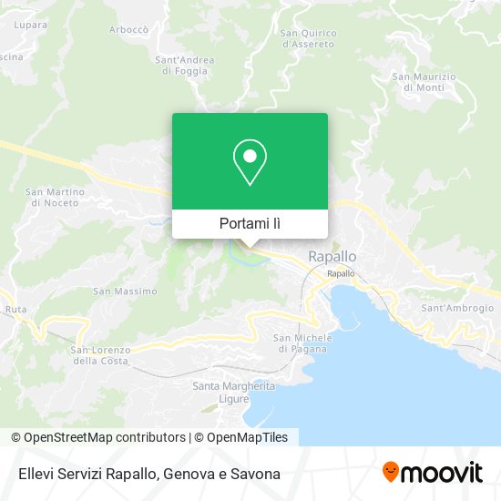 Mappa Ellevi Servizi Rapallo