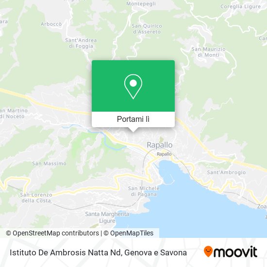 Mappa Istituto De Ambrosis Natta Nd