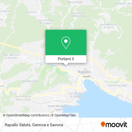 Mappa Rapallo Salute