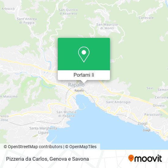 Mappa Pizzeria da Carlos