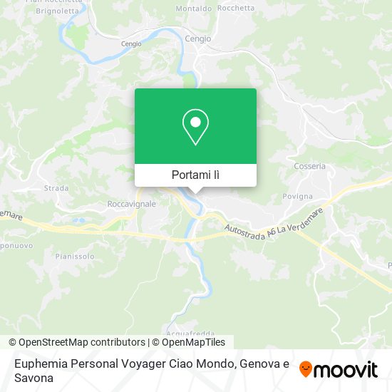 Mappa Euphemia Personal Voyager Ciao Mondo