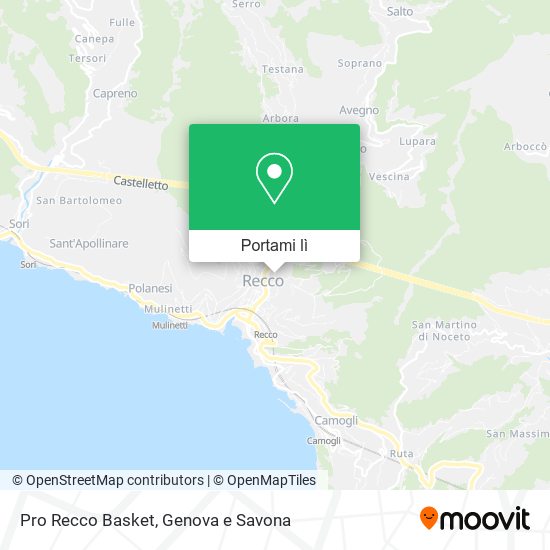 Mappa Pro Recco Basket