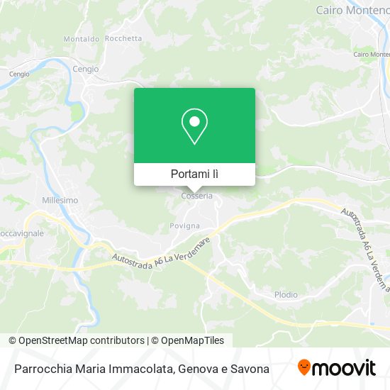 Mappa Parrocchia Maria Immacolata