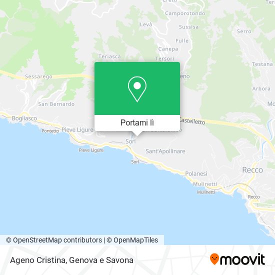 Mappa Ageno Cristina