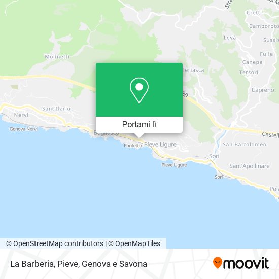 Mappa La Barberia, Pieve
