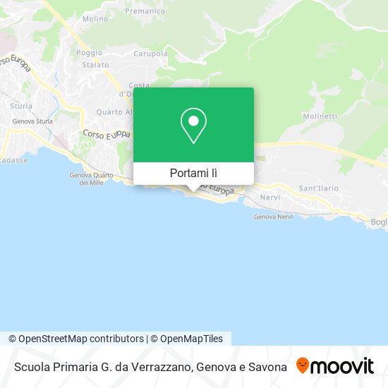 Mappa Scuola Primaria G. da Verrazzano