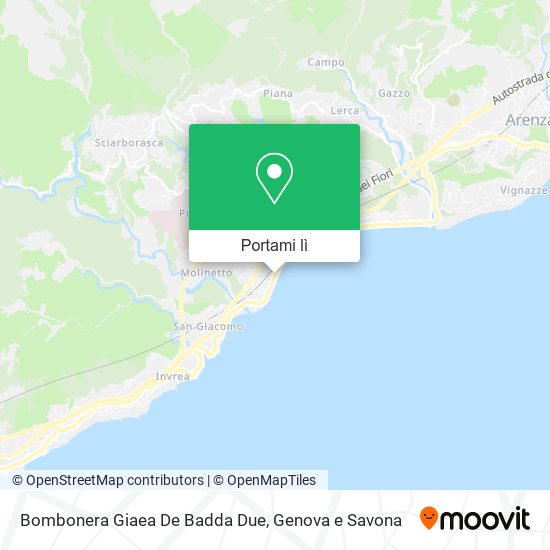 Mappa Bombonera Giaea De Badda Due