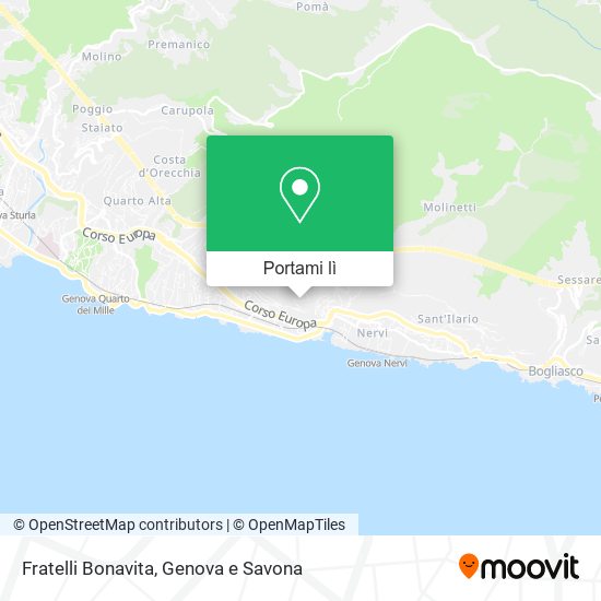 Mappa Fratelli Bonavita