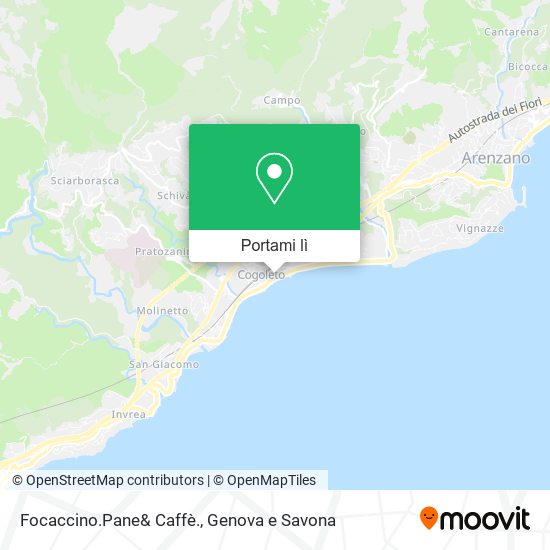 Mappa Focaccino.Pane& Caffè.