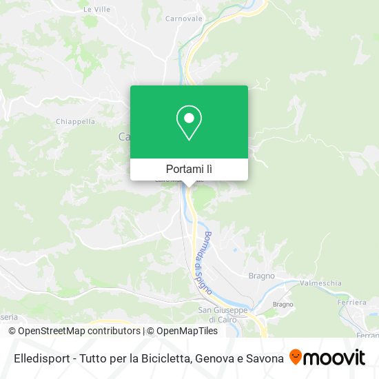 Mappa Elledisport - Tutto per la Bicicletta