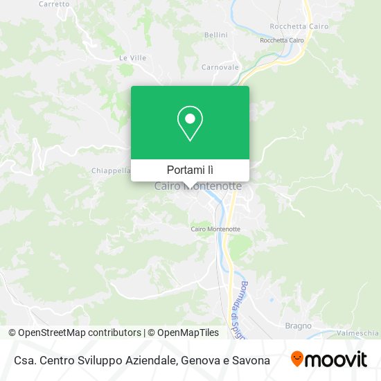 Mappa Csa. Centro Sviluppo Aziendale