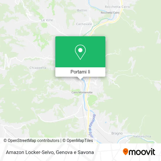 Mappa Amazon Locker-Selvo