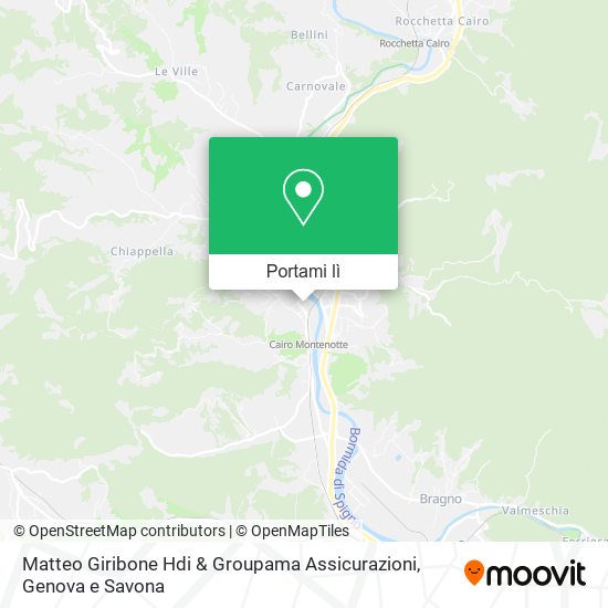 Mappa Matteo Giribone Hdi & Groupama Assicurazioni