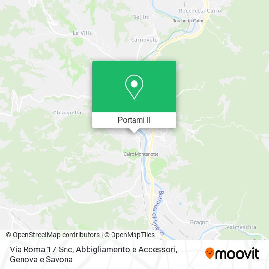 Mappa Via Roma 17 Snc, Abbigliamento e Accessori