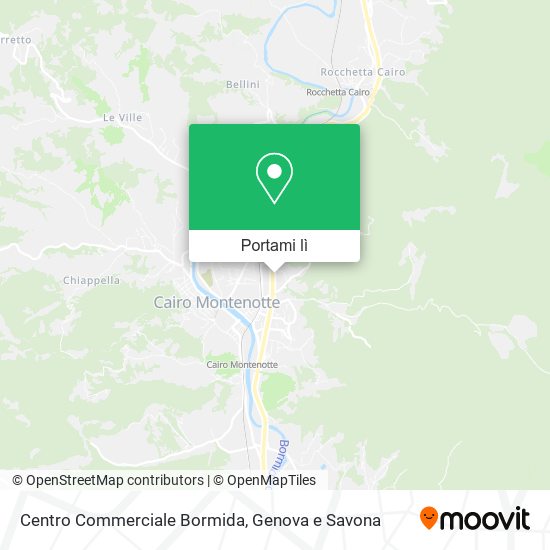 Mappa Centro Commerciale Bormida