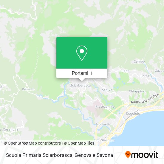 Mappa Scuola Primaria Sciarborasca
