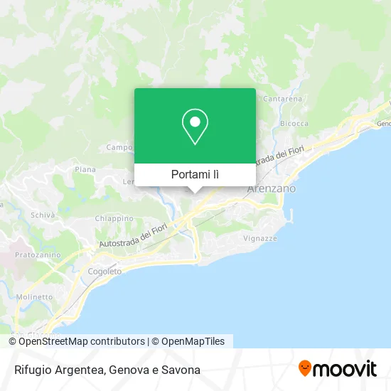 Mappa Rifugio Argentea