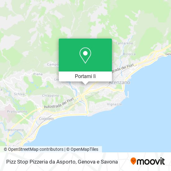 Mappa Pizz Stop Pizzeria da Asporto