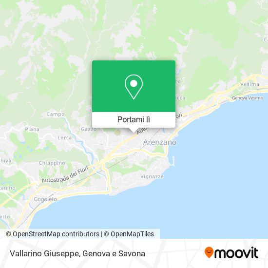 Mappa Vallarino Giuseppe