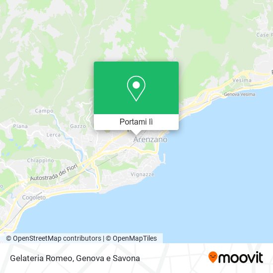 Mappa Gelateria Romeo
