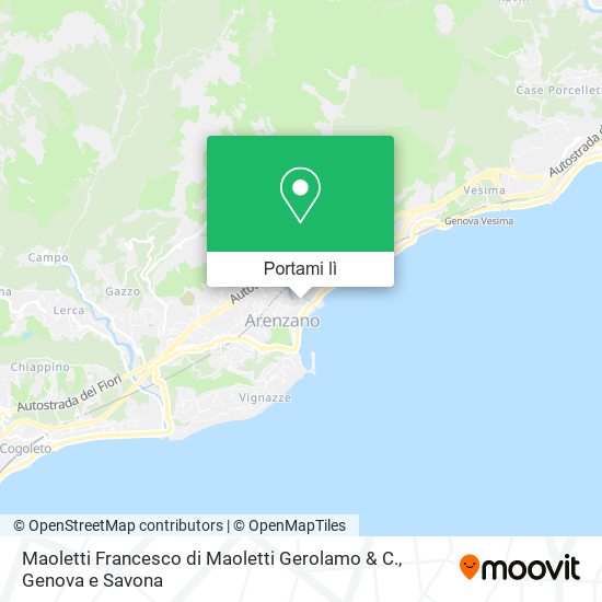 Mappa Maoletti Francesco di Maoletti Gerolamo & C.