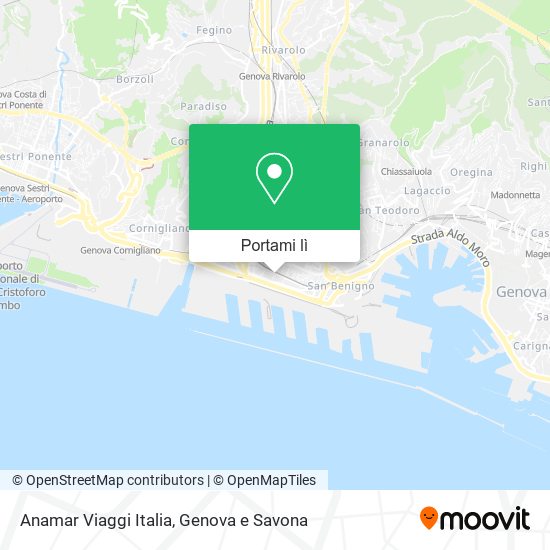 Mappa Anamar Viaggi Italia