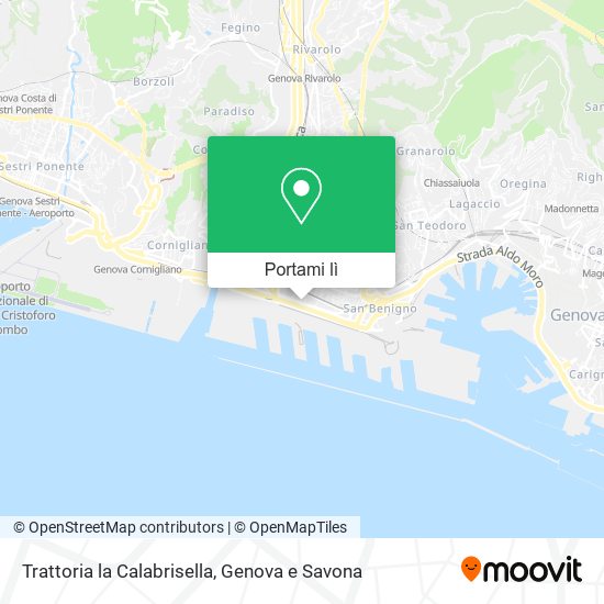 Mappa Trattoria la Calabrisella
