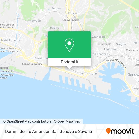 Mappa Dammi del Tu American Bar