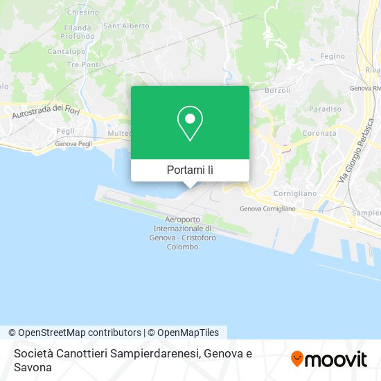Mappa Società Canottieri Sampierdarenesi