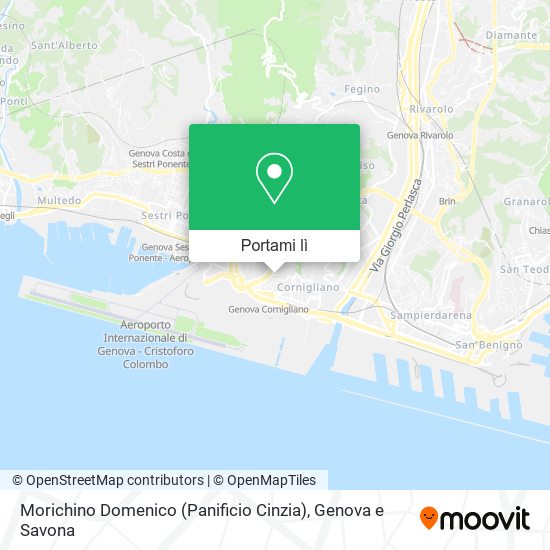 Mappa Morichino Domenico (Panificio Cinzia)