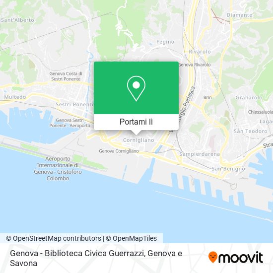 Mappa Genova - Biblioteca Civica Guerrazzi