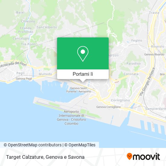 Mappa Target Calzature