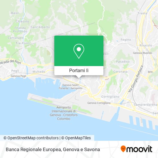 Mappa Banca Regionale Europea