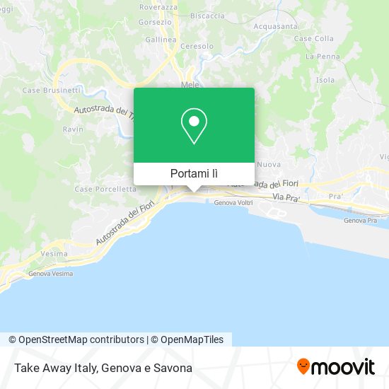 Mappa Take Away Italy