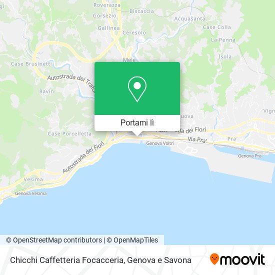 Mappa Chicchi Caffetteria Focacceria