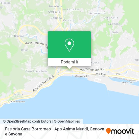 Mappa Fattoria Casa Borromeo - Aps Anima Mundi