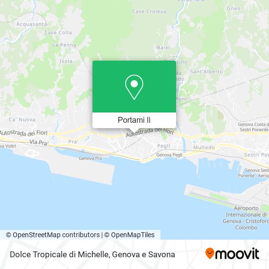 Mappa Dolce Tropicale di Michelle
