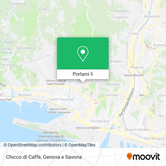 Mappa Chicco di Caffè