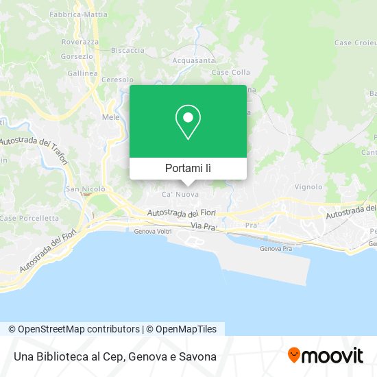 Mappa Una Biblioteca al Cep