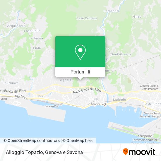 Mappa Alloggio Topazio
