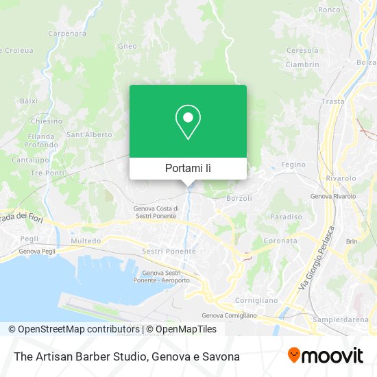 Mappa The Artisan Barber Studio