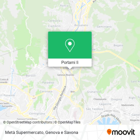 Mappa Metà Supermercato