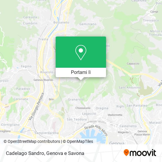 Mappa Cadelago Sandro