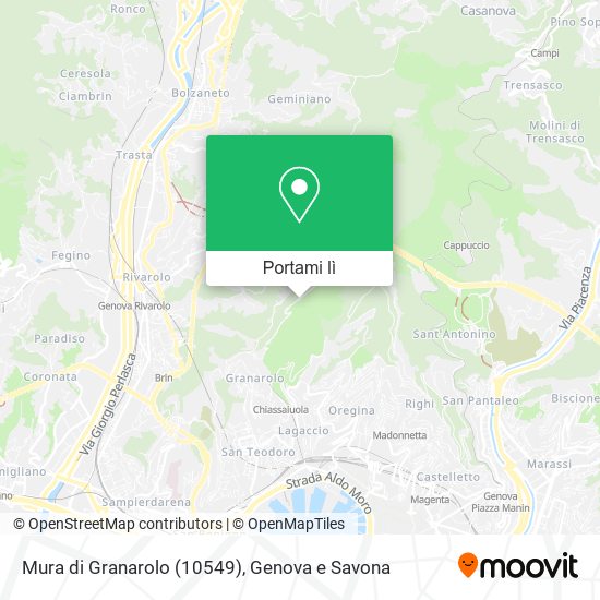 Mappa Mura di Granarolo (10549)