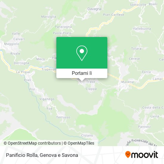 Mappa Panificio Rolla