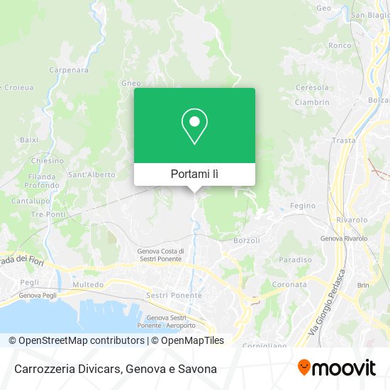 Mappa Carrozzeria Divicars